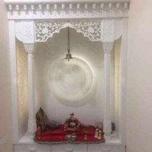 Om Design temple With Cove Lights for Home or Office