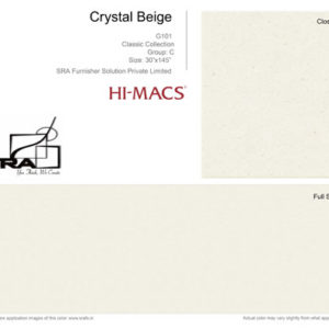 Crystal Beige G101 LG Himacs Sheet