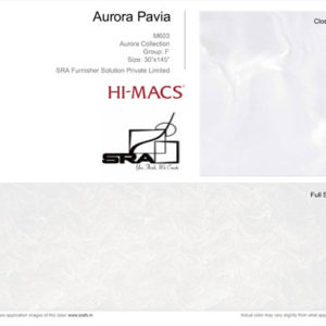 Aurora Pavia M603 LG Himacs Sheet
