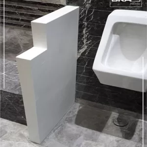 Solid Surface Urinal Divider