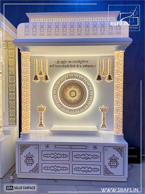 Rose Gold Radiance Corian Temple
