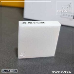 HG-105 Snowfall Hunex Solid Surface