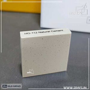 HG-112 Natural Cement Hunex Solid Surface