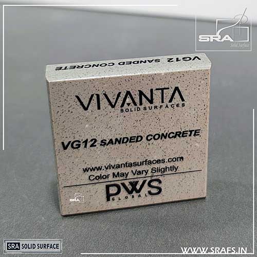 VG12 Sanded Concrete Vivanta Solid Surface