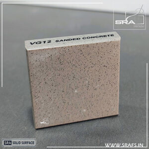 VG12 Sanded Concrete Vivanta Solid Surface