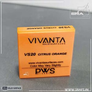 VS20 Citrus Orange Vivanta Solid Surface