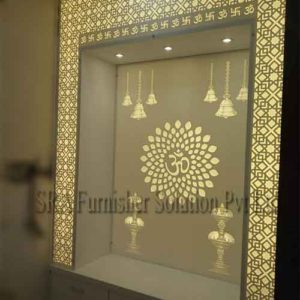 OM Temple with Wide Backlit Boarder