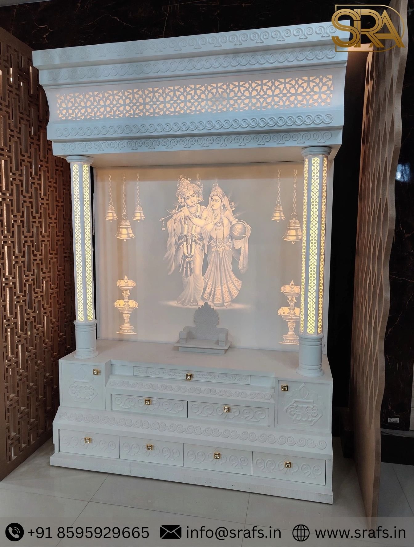 Radha Krishna Corian Mandir For Home Or Office Radha Krishna Corian Mandir For Home Or Office