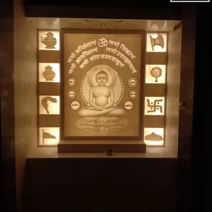 Shri Mahaveer Ji Backlit Panel