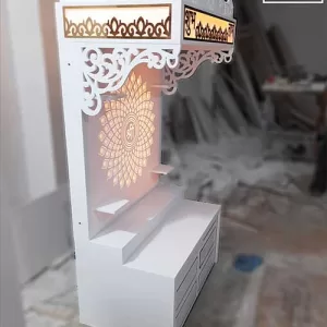 Temple Design Ceiling Without Pillar