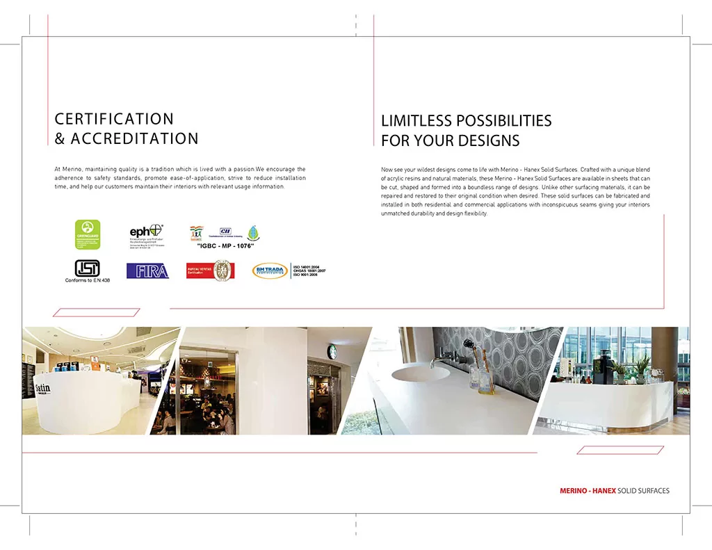 What is Merino Hyundai Hanex Solid Surface CERTIFICATION & ACCREDITATION