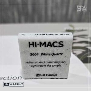 White Quartz G004 LX Himacs Solid Surface