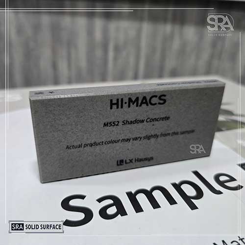 Shadow Concrete M552 LX Himacs Shadow Concrete M552 LX Himacs