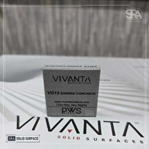 VG12 Sanded Concrete Vivanta Solid Surface