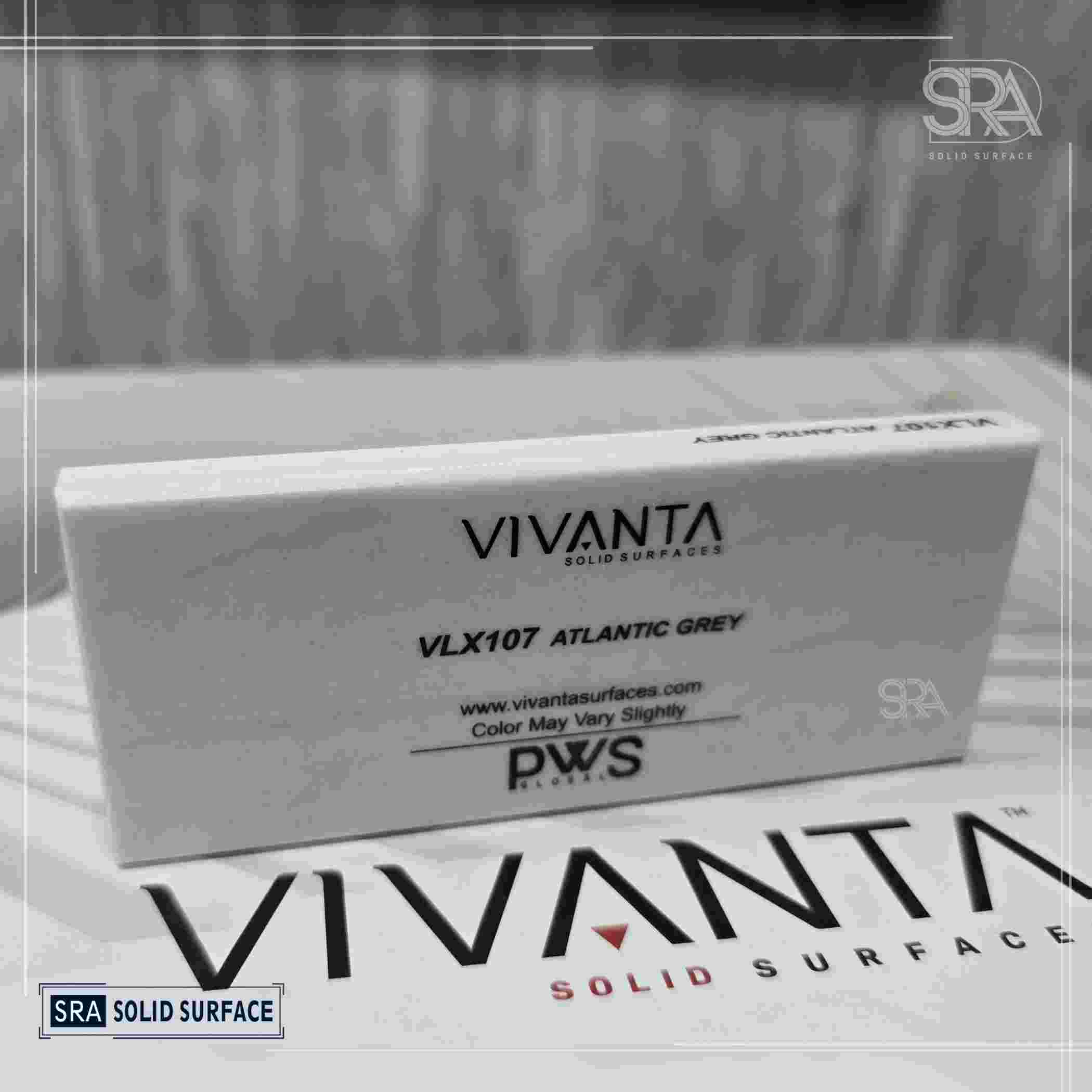 VLX107 Atlantic Grey Vivanta Solid Surface