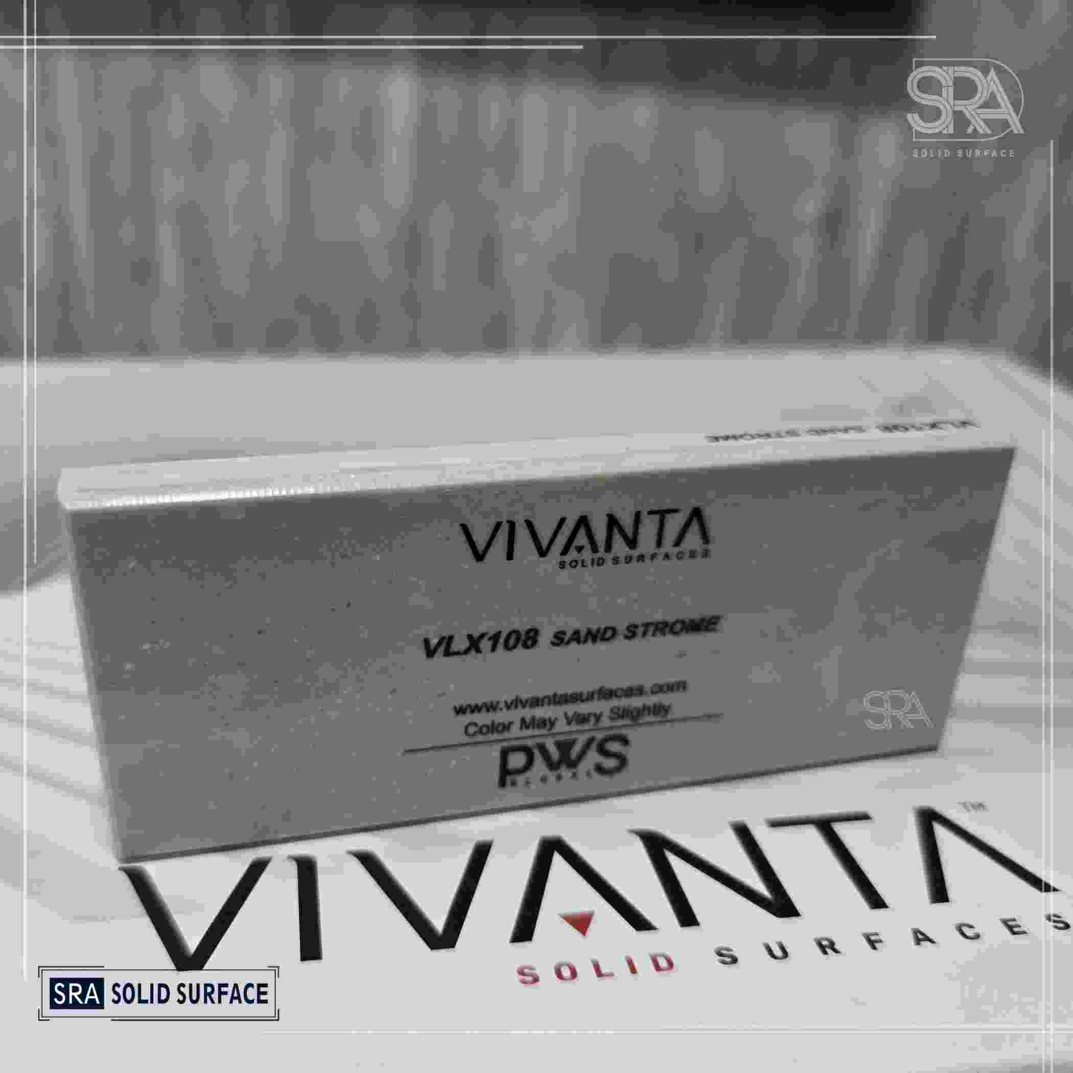 VLX108 Sand Strome Vivanta Solid Surface VLX108 Sand Strome Vivanta Solid Surfaces