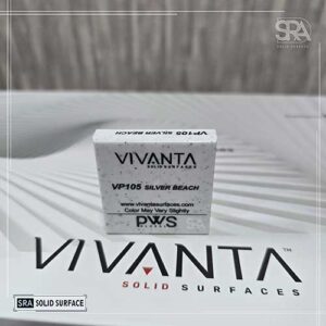 VP105 Silver Beach Vivanta Solid Surface