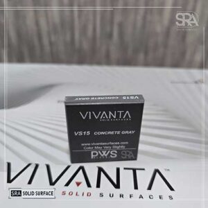 VS15 Concrete Gray Vivanta Solid Surface