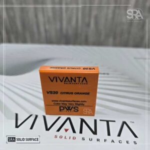 VS20 Citrus Orange Vivanta Solid Surface