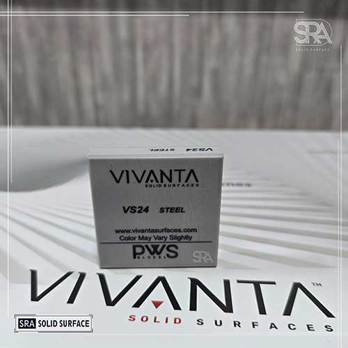 VS24 Steel Vivanta Solid Surface VS24 Steel Vivanta Solid Surfaces