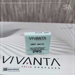 Benefits of Using Corian Solid Surface for Countertops and Vanities VS31 Mint Ice Vivanta Solid Surface