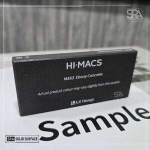 M553 Ebony Concrete HIMacs Solid Surfaces