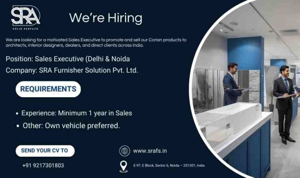 Sales Executive (Delhi & Noida) SRA Furnisher Solution Sales Executive (Delhi & Noida