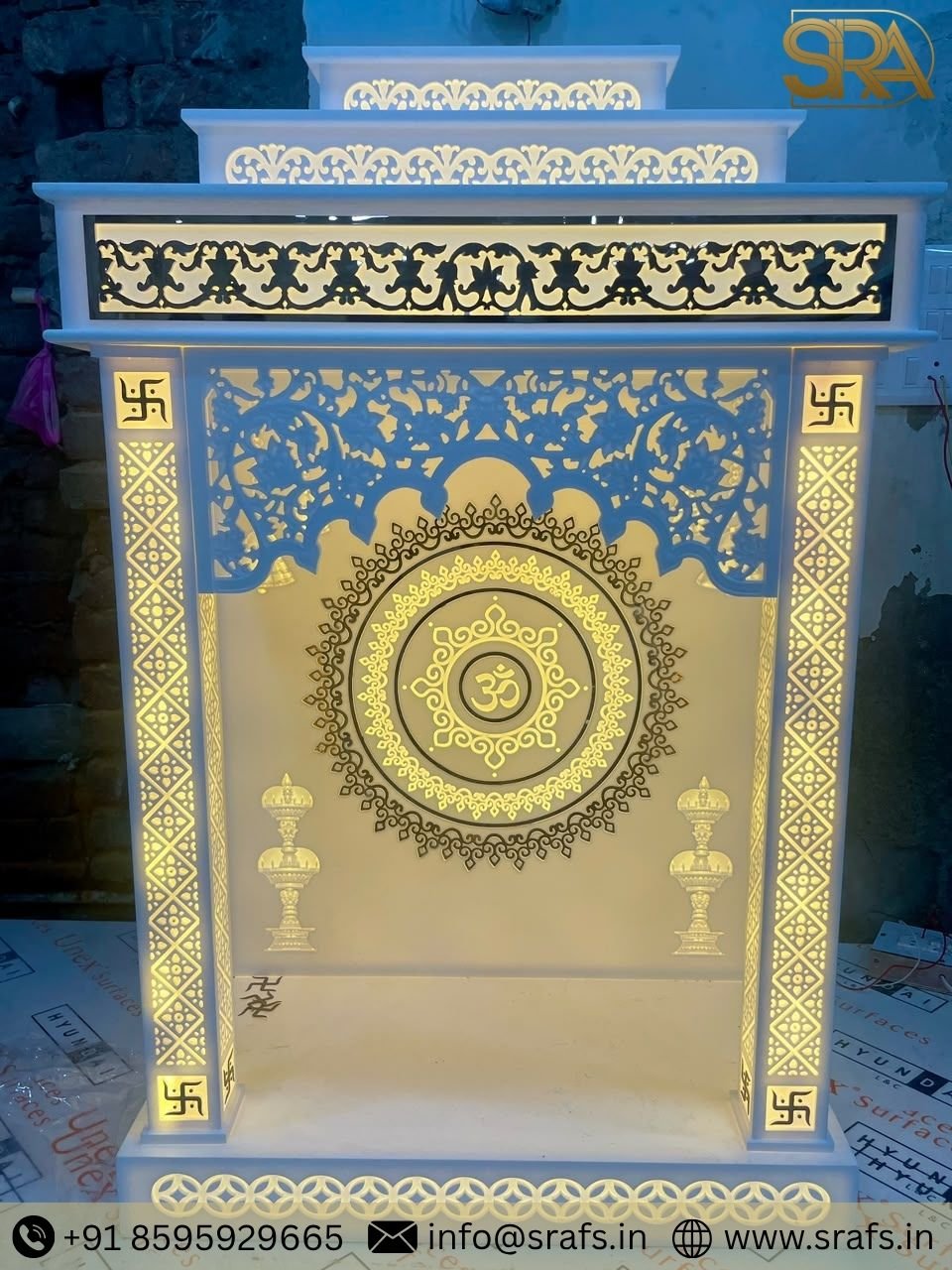 Corian Mandir With Mehrab
