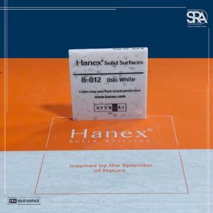 B-012 Oslo White Hanex Solid Surfaces