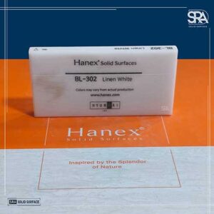 BL-302 Linen White Hanex Solid Surfaces