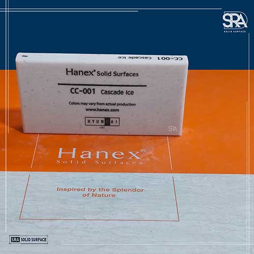 CC-001 Cascade Ice Hanex Solid Surfaces CC-001 Cascade Ice Hanex Solid Surfaces
