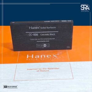 CC-006 Cascade Black Hanex Solid Surfaces