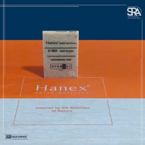 D-003 Gold Brown Hanex Solid Surfaces