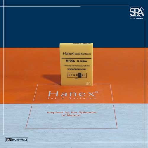 M-006 N-Yellow Hanex Solid Surfaces M-006 N-Yellow Hanex Solid Surfaces