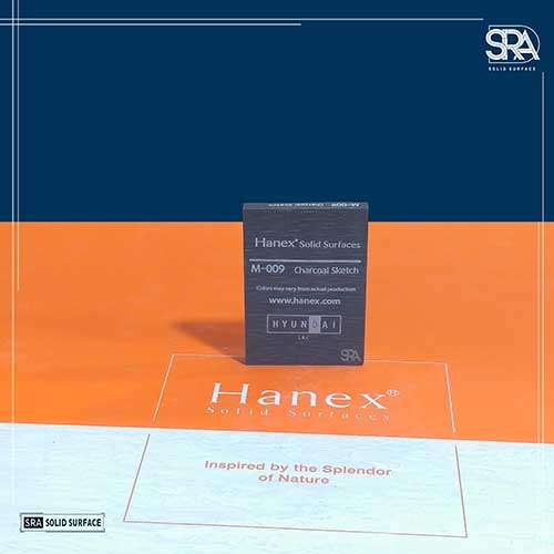 M-009 Charcoal Sketch Hanex Solid Surfaces M-009 Charcoal Sketch Hanex Solid Surface