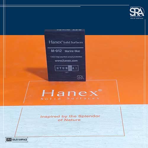 M-012 Marine Blue Hanex Solid Surfaces M-012 Marine Blue Hanex Solid Surfaces
