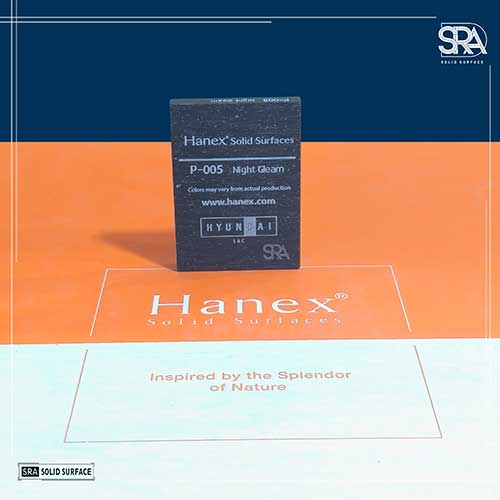 P-005 Night Gleam Hanex Solid Surfaces P-005 Night Gleam Hanex Solid Surfaces