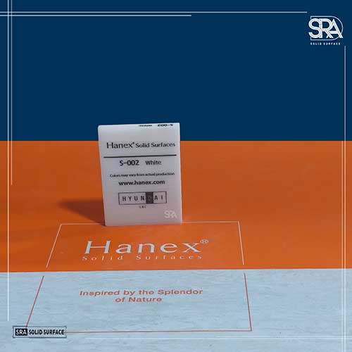 Home S-002 White Hanex Solid Surface