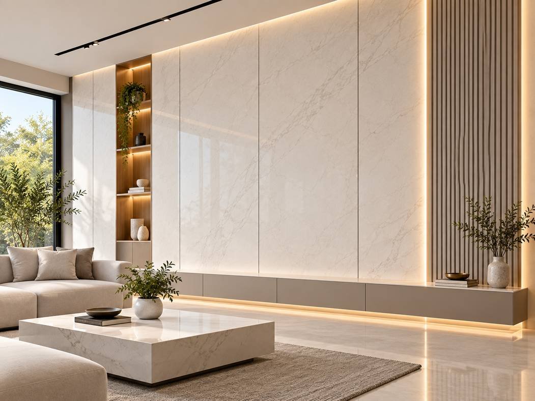Solid surface wall cladding